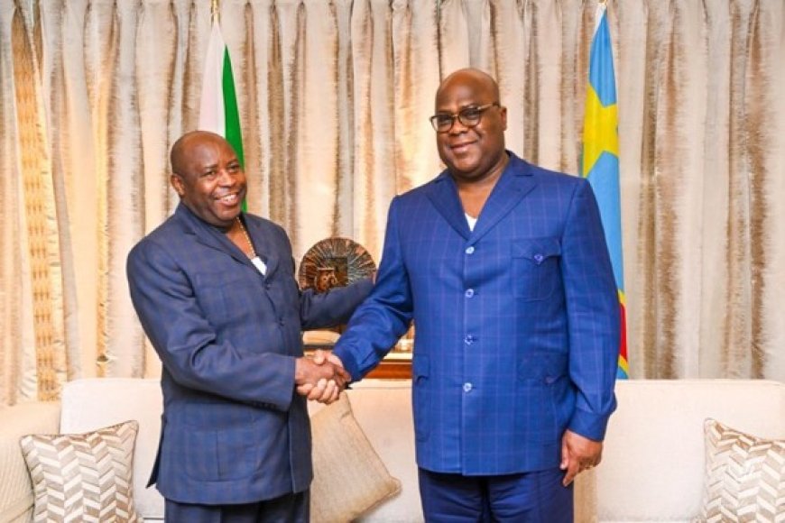 Perezida Ndayishimiye yagiriye uruzinduko muri RDC