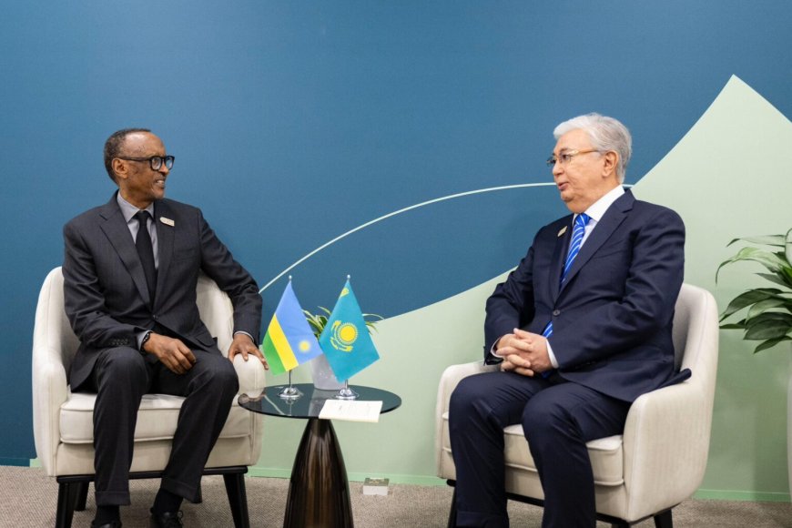 Perezida Kagame ategerejwe mu ruzinduko muri Kazakhstan