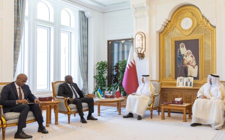 The PM of Qatar and Nduhungirehe spoke about bilateral collaboration