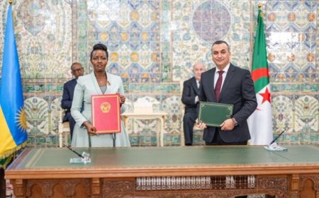 U Rwanda na Algérie basinye amasezerano y’imikoranire