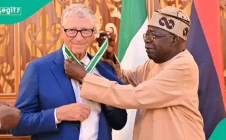 Tinubu says, "Why I Conferred National Honour on Bill Gates"