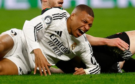  Kylian Mbape yarwaye inzoka ajyanwa mu bitaro