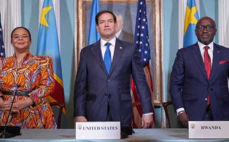 presented the Rwanda-DR Congo peace deal as "a great day for Africa." - Donald Trump