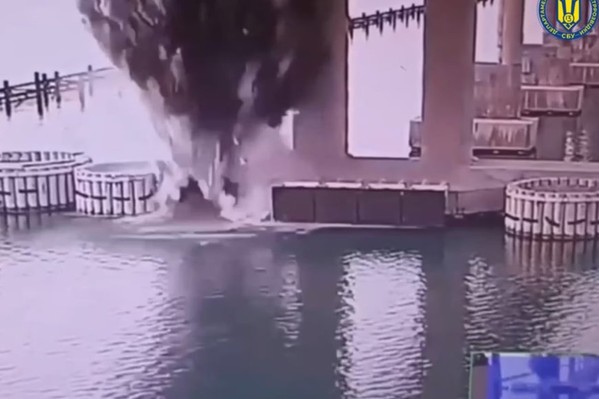 Ukraine Yemeye Igitero cy’Igisasu cyangije Ikiraro cya Kerch