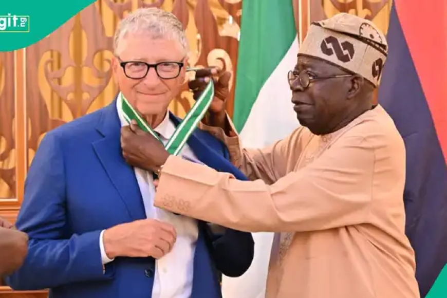 Tinubu says, "Why I Conferred National Honour on Bill Gates"