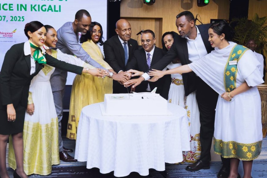 Ethiopian Airlines irizihiza imyaka 50 imaze ikorera ingendo i Kigali