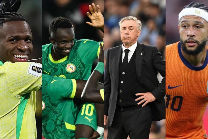 Ikipe y'igihugu ya Senegal yasebeje Ubwongereza, Ancelotti afasha Brazil kwerekeza muri Amerika