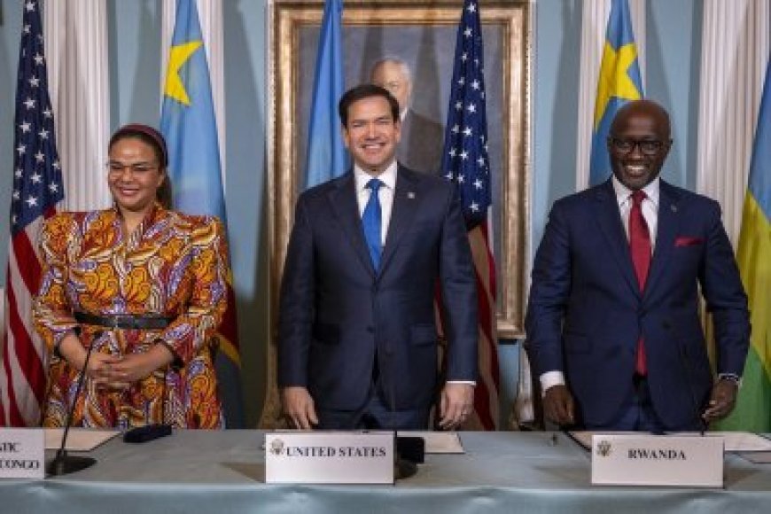 Amerika irashaka ko amasezerano y'amahoro hagati y'u Rwanda na Congo agerwaho bidatinze