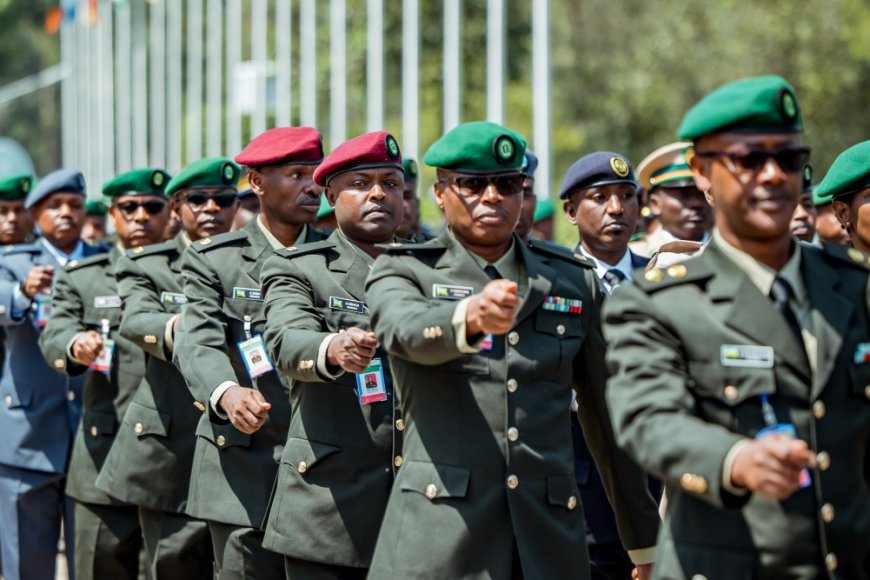 108 senior officers from RDF,  RNP and others from 19 allied armed forces, graduated from the Senior Command and Staff Course Intake-13