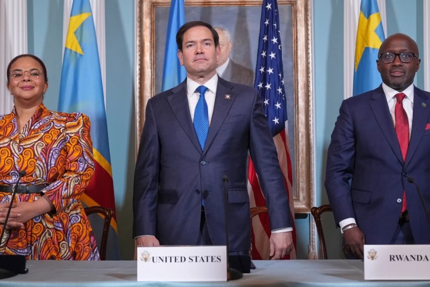 presented the Rwanda-DR Congo peace deal as "a great day for Africa." - Donald Trump