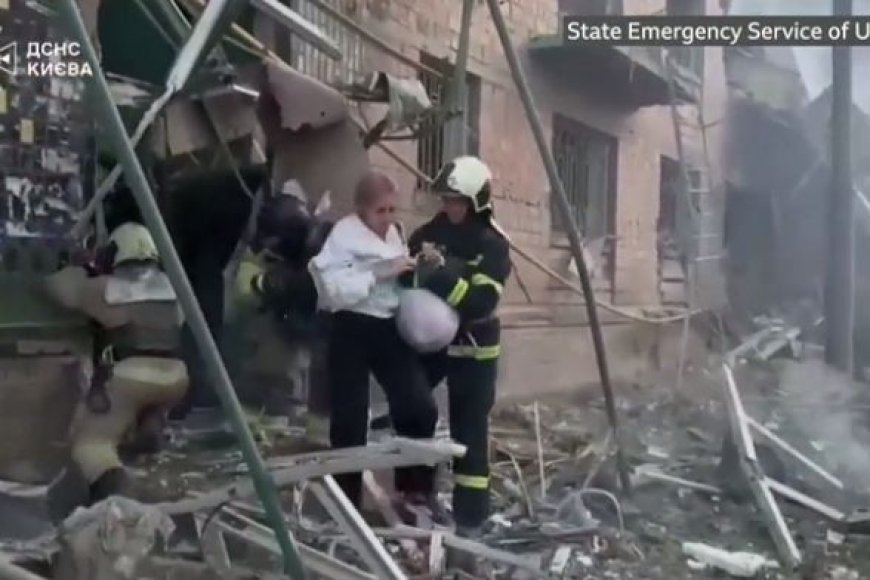 Abantu barindwi bishwe i Kyiv mu gitero cy’indege cy’Uburusiya