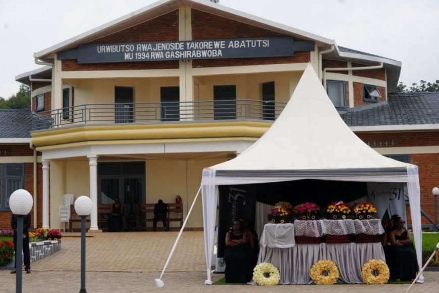 Nyamasheke: Imibiri 30 y’Abatutsi bishwe muri Jenoside yashyinguwe mu cyubahiro