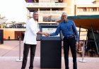 Masai Ujiri yashimiye Kagame imbere ya Aliko Dangote