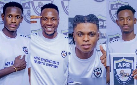 Harimo abarenza milliyoni 100! APR FC yakoresheje Milliyoni 429 mu kugura abakinnyi