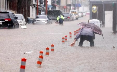 4 Dead, Over 1,300 Displaced After Torrential Rains Batter South Korea