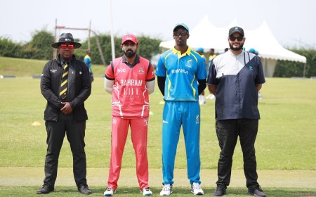 Muri Cricket ntabwo ikipe y'igihugu y'u Rwanda yatangiye neza