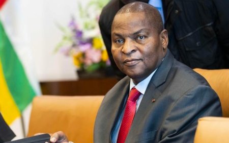 Perezida wa Centrafrique Touadera yatangaje ko azahatanira manda ya gatatu