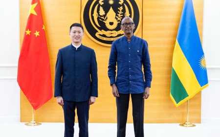 Perezida Kagame yakiriye Ambassaderi Gao Wenqi w’u bushinwa mu Rwanda