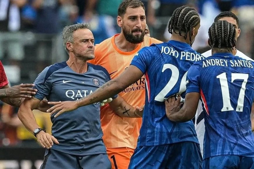 Umutoza wa PSG yatangaje impamvu yakubise urushyi umukinnyi wa Chelsea