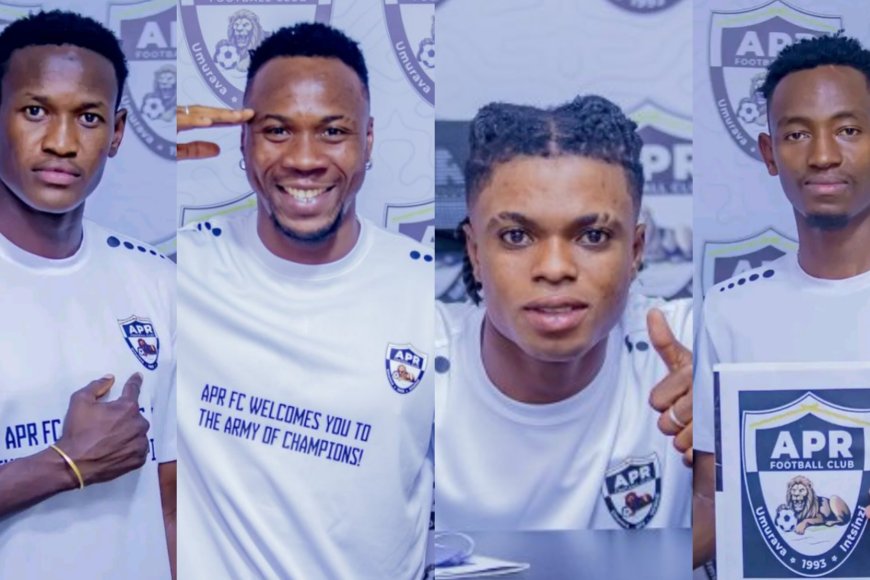 Harimo abarenza milliyoni 100! APR FC yakoresheje Milliyoni 429 mu kugura abakinnyi