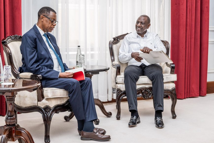 Perezida Kagame yoherereje  William Ruto wa Kenya intumwa idasanzwe