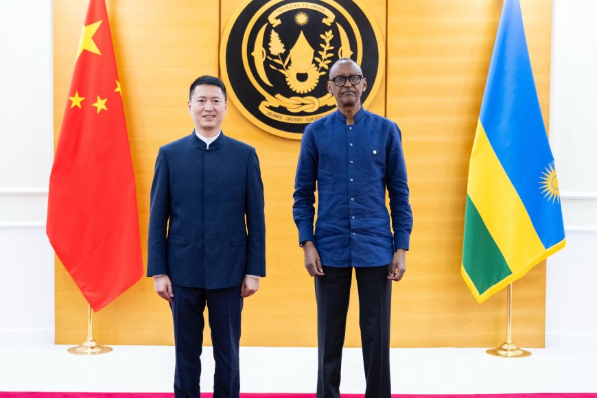 Perezida Kagame yakiriye Ambassaderi Gao Wenqi w’u bushinwa mu Rwanda