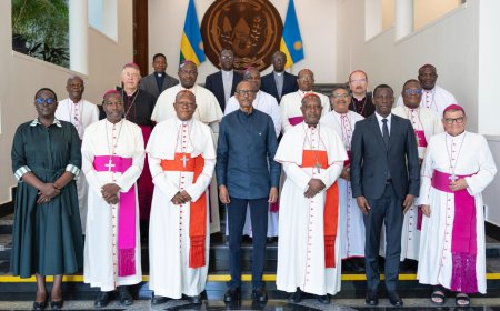 Perezida Kagame yasabye abayobozi ba Gatolika kuba umusemburo w’amahoro n’ubwiyunge