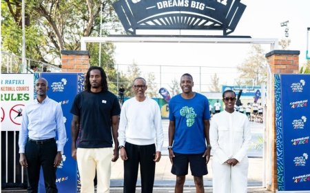 President Kagame Commends Kawhi Leonard for Coaching Rwandan Youth in Basketball