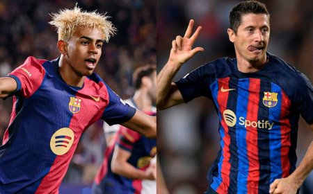 Lamine Yamal na Lewandowski bahanwe kubera kurenga ku mategeko