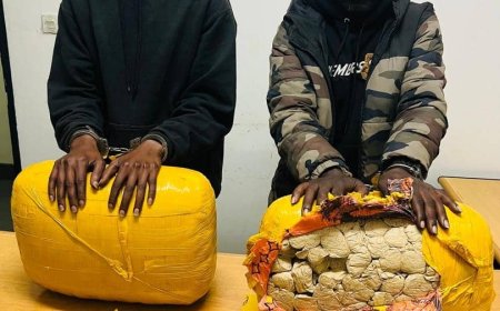 Nyarugenge: Polisi yafashe abagabo babiri bari batwaye ibiro 30 by'urumogi kuri moto