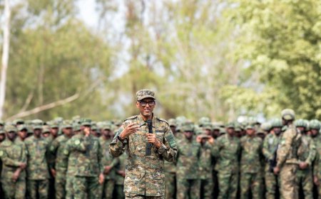 President Kagame Addresses 6,000 Officers Completing Military Courses