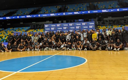 Basketball Without Borders yasojwe hahembwa abana bigaragaje muri uyu mwiherero (AMAFOTO)