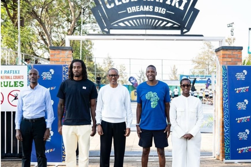 President Kagame Commends Kawhi Leonard for Coaching Rwandan Youth in Basketball
