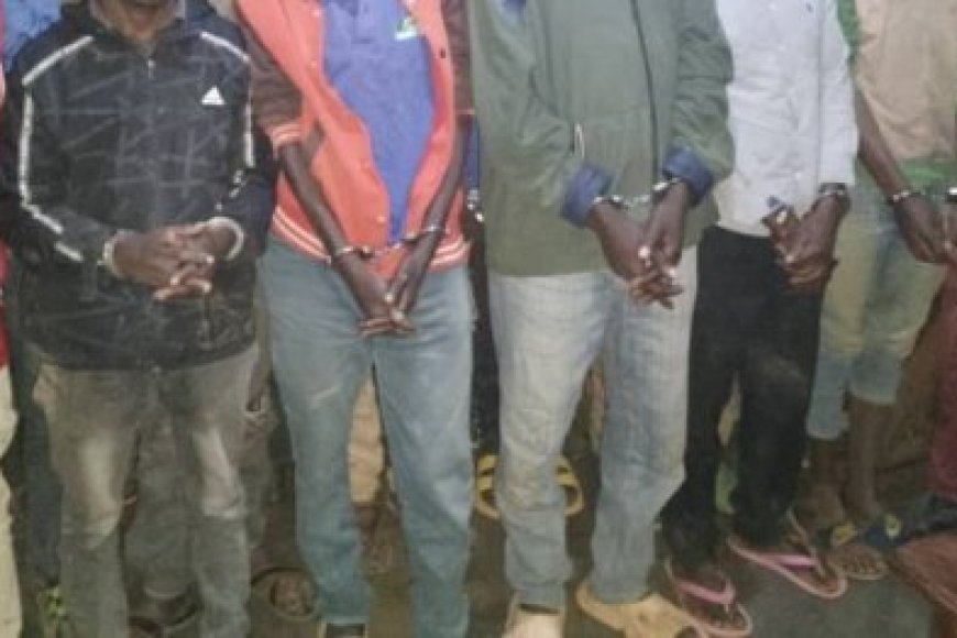 Muhanga: Polisi yafunze abantu 15  bakekwaho gukora ubugizi bwa nabi