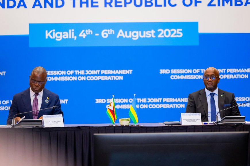 Rwanda and Zimbabwe Sign Five New Bilateral Cooperation Agreements