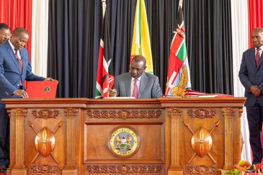 President Ruto Signs Key Bills on Gambling Regulation and Roads Management into Law