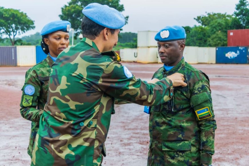 RDF in Central African Republic Awarded Medals of Honor