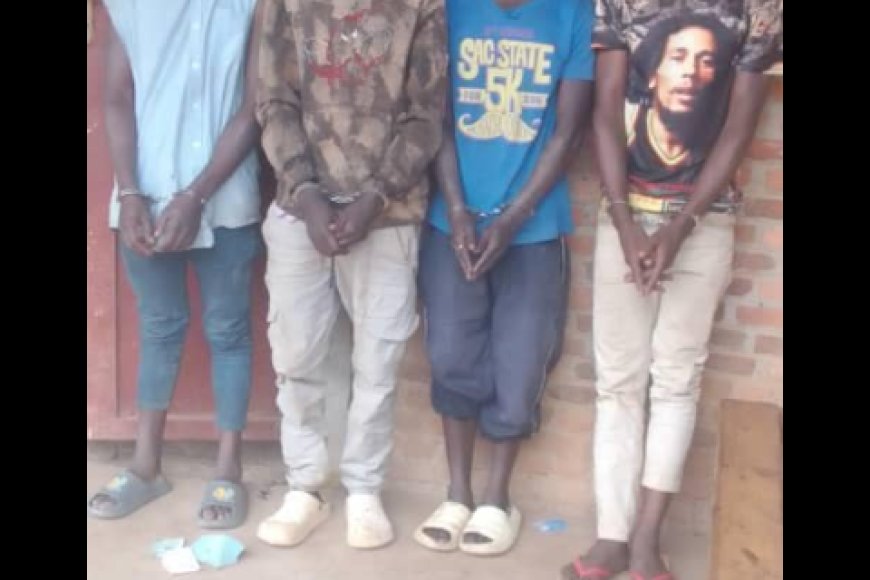 Kamonyi: Abagabo bane bafunzwe  bakekwaho gutegera abaturage mu nzira bakabambura