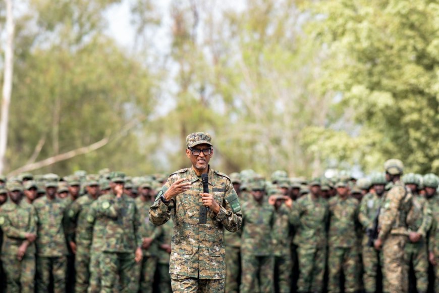 President Kagame Addresses 6,000 Officers Completing Military Courses