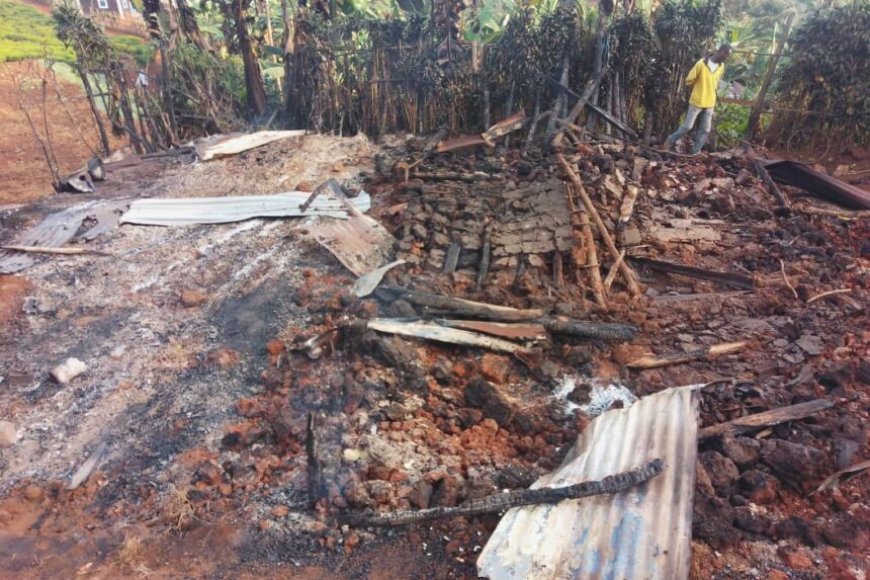 Rusizi: Inzu  yafashwe n’inkongi irashya irakongoka