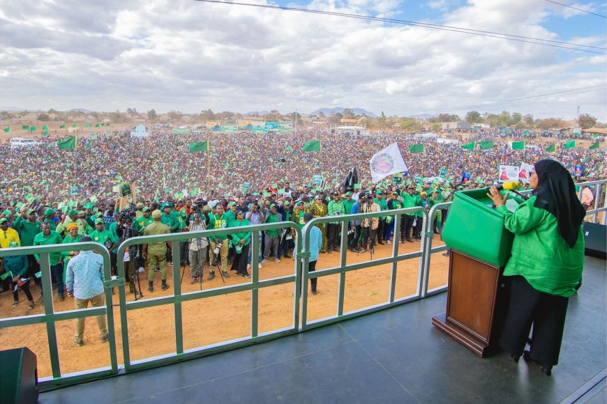 President Samia pledges major development projects as CCM campaigns intensify