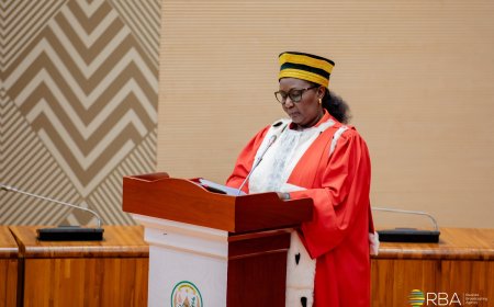 Domitilla Mukantaganzwa Launches 2025/26 Judicial Year, Urges Settling Disputes Through Mediation