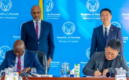 Rwanda and China Sign Cooperation Agreement in Justice Sector