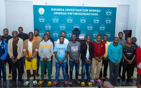 Rwandan Investigation Bureau (RIB) Arrests 26 Suspects Implicated in Fraud and Cybercrime
