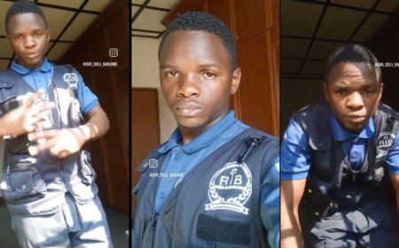 RIB yafunze Ndagijimana wagaragaye mu mashusho yambaye imyenda yayo atayikorera