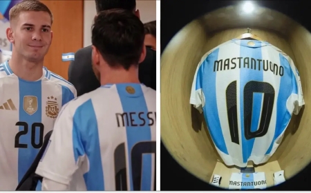 Nimero ya Messi yambawe n'umukinnyi mushya muri Argentine