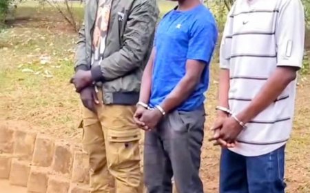 Polisi yerekanye bya bisambo bitatu