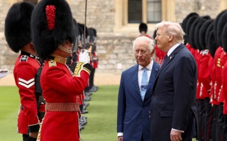 Ubwami bw’u Bwongereza bwakiriye Trump mu ruzinduko rw’iminsi 3