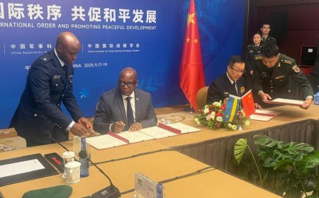 Rwanda and China Sign New Military Cooperation Agreement