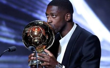 Osmane Dembele yatwaye Ballon d'Or bwa mbere